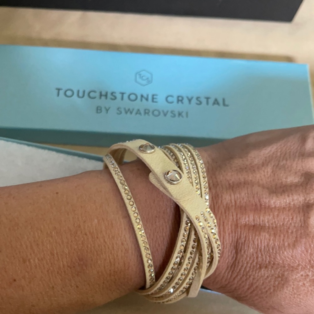 New Touchstone Crystal Wrap Bracelet
